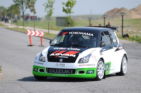 Glimt fra Rallysprint på Regnbueringen
(Foto: Jimmy Lerche (Coverfoto.dk))